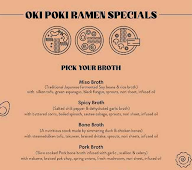 Oki Poki - Sushi,Dimsum & More menu 1