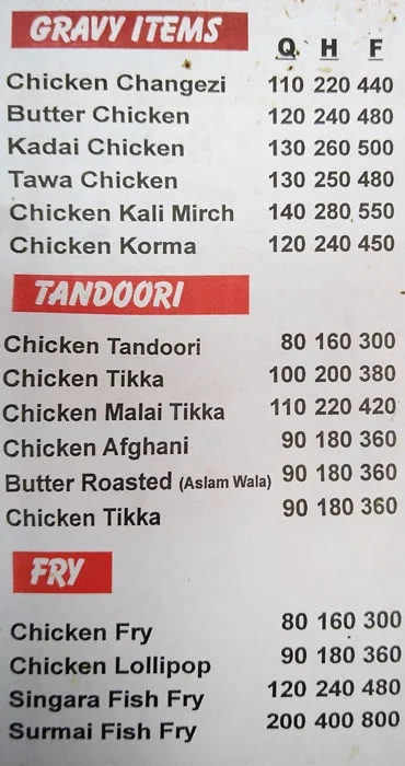 Delhi Food Point menu 