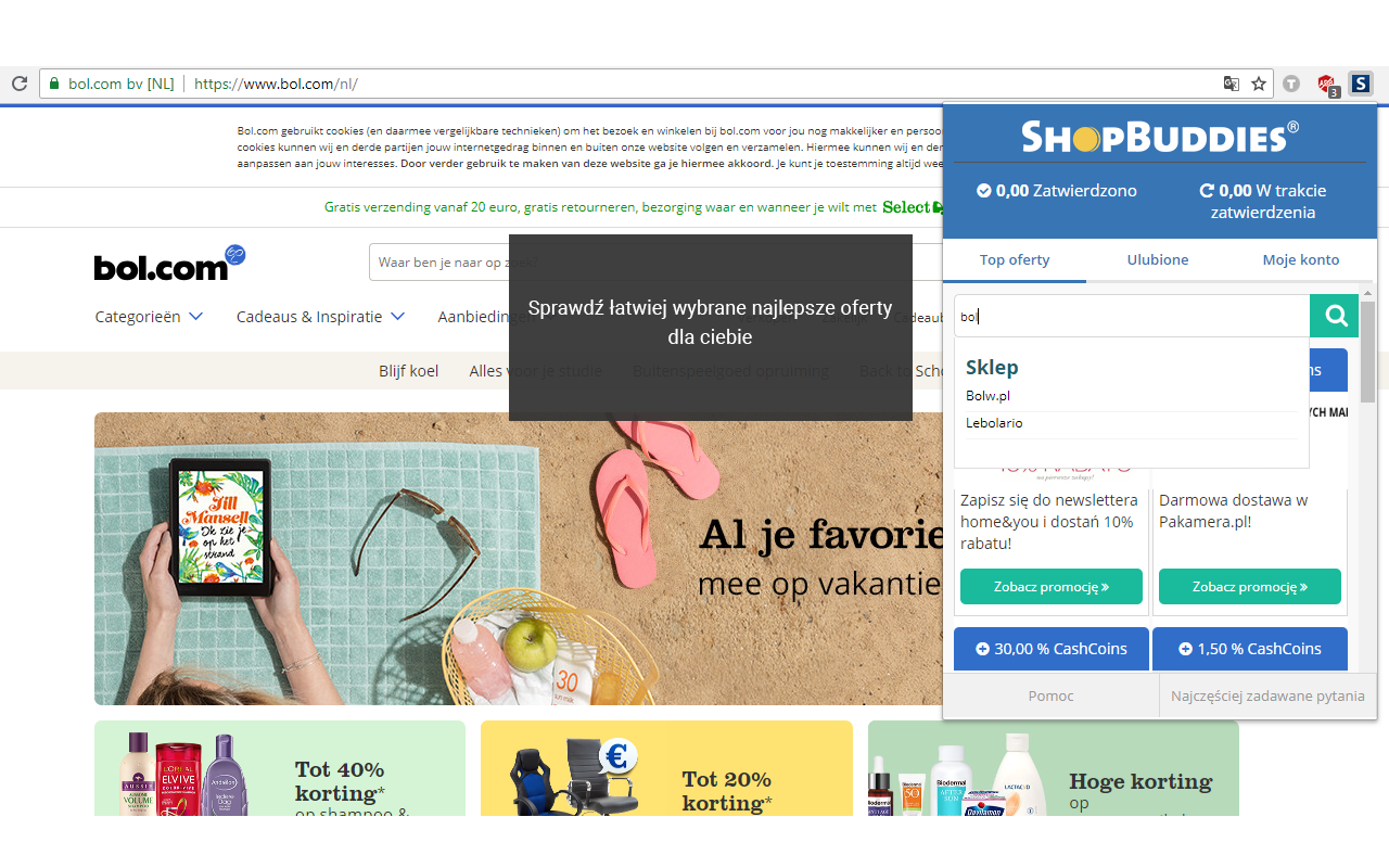 Shopbuddies.pl Wykrywacz-Cashback Preview image 4