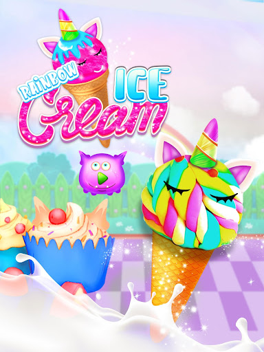 Rainbow Ice Cream Frozen Popsicle Kitchen