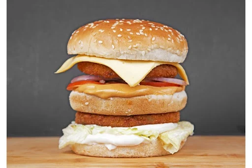 Veg Double Decker Burger