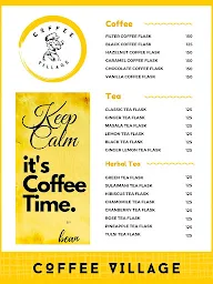 Coffee Village menu 2