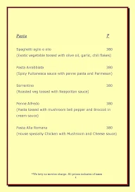 Addys'29 menu 1