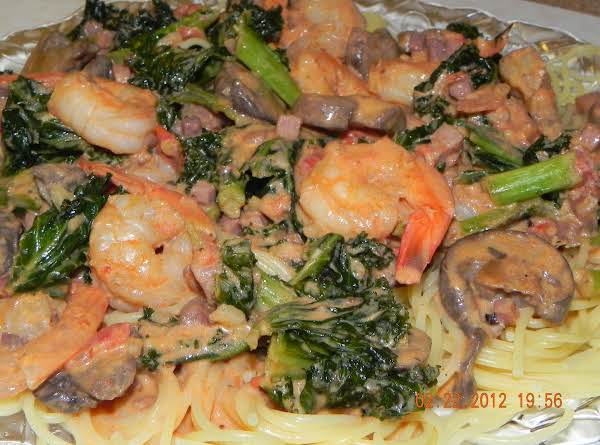 Shrimp'n Shrooms w/Creamy Cognac Sauce_image