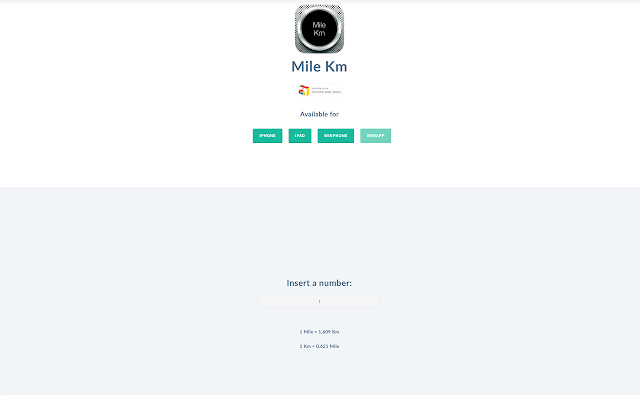 Mile Km chrome extension