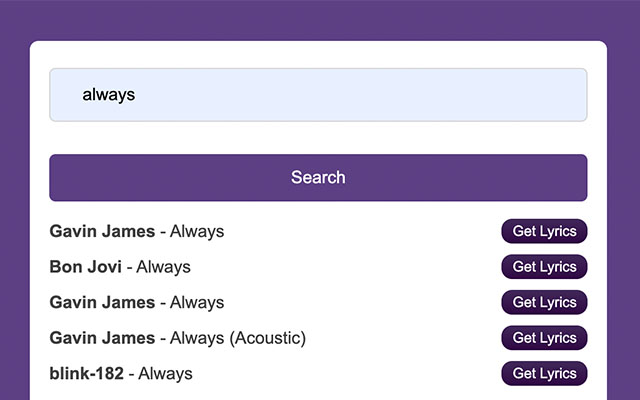 Lyrics Search Preview image 2