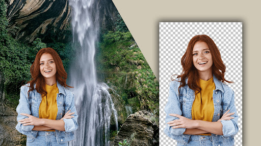 Screenshot Waterfall Photo Frames Editor