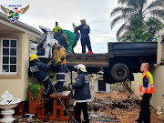 Paramedics were attending to a serious accident in Reservoir Hills, Durban, on Thursday evening after a truck crashed into a house.