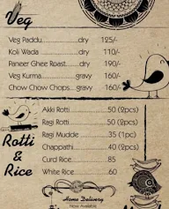 Masala Oota menu 1