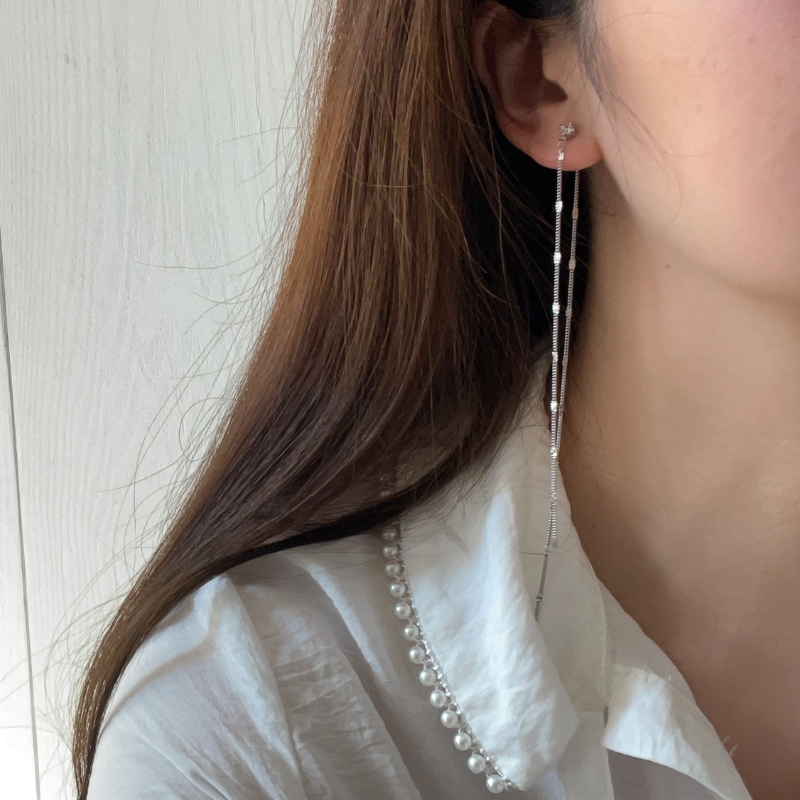 Lange Han-stijl oorbellen met kwastjes en pailletten voor dames. Versterk je temperament en voeg elegantie toe aan je look.