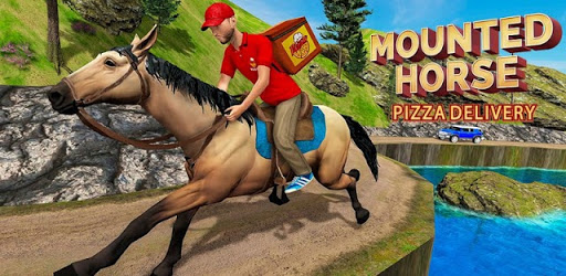 Mounted Horse Riding Pizza