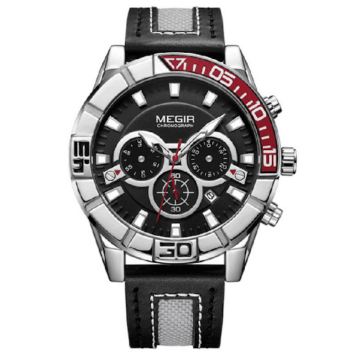 Title 4, Luminous Calendar Large Dial Mens Quartz Watch...