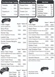 New Buddys Pizza menu 1