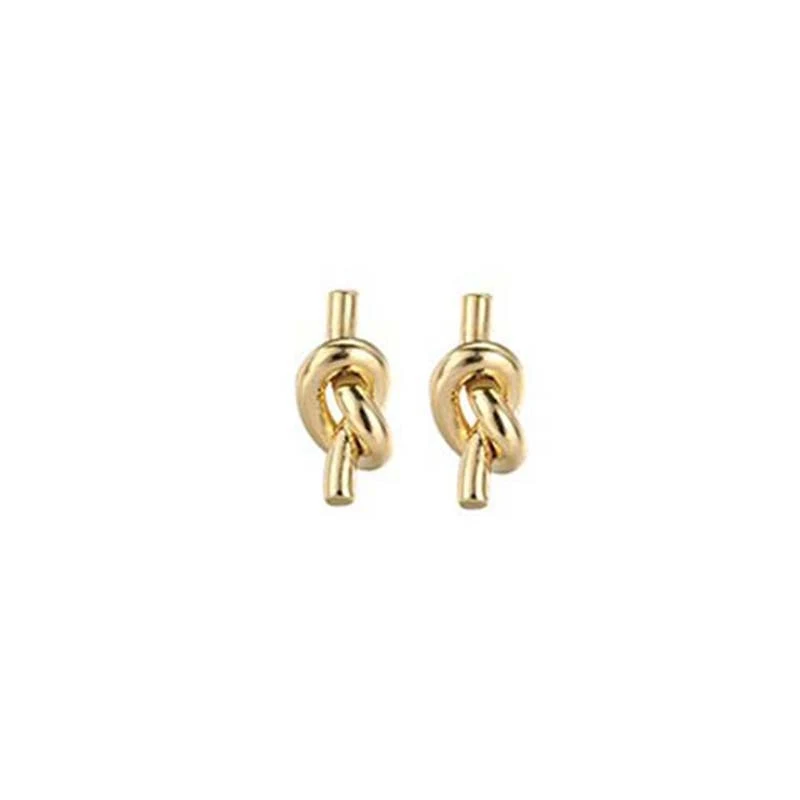Boucles d'oreilles nouées personnalisées Petits bijoux Cadeau unique Design élégant Fait à la main Pour femmes filles amies