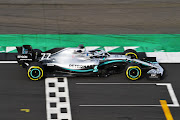 The new Mercedes-AMG F1 W10 EQ Power+ in action