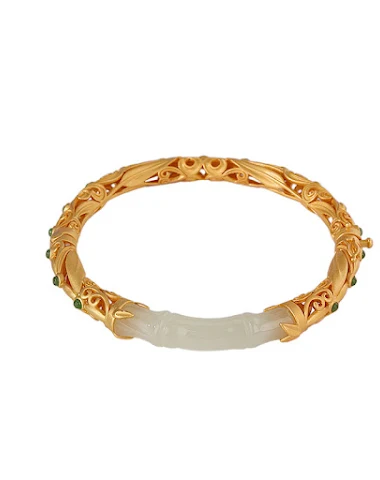 S925 Sterling Silver Gold-plated He - 1