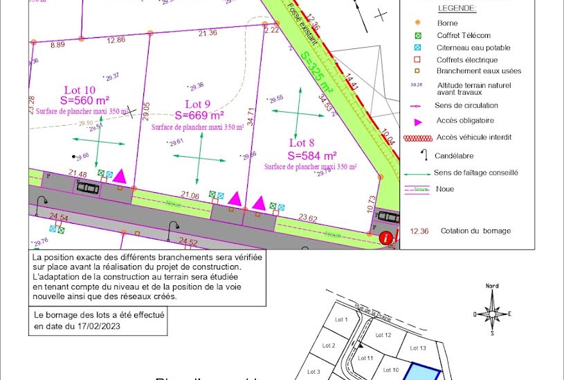  Vente Terrain à bâtir - à Beauvoir-sur-Niort (79360) 