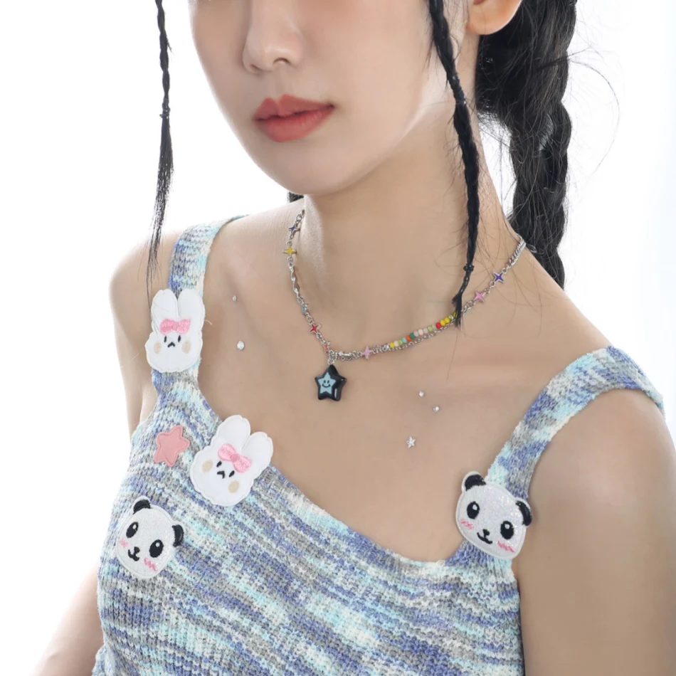 Collier Niche XINGX en acier titane avec dopamine pour femmes. Un accessoire élégant et tendance pour sublimer votre style.