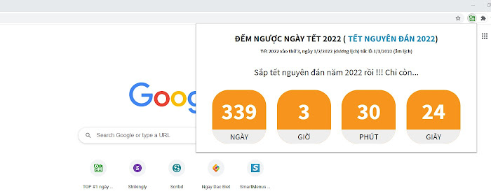 Đếm ngược ngày tết 2022 marquee promo image