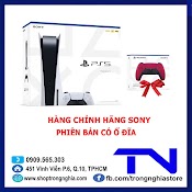 Máy Ps5/ Playstation 5 Standard Edition Hàng Chính Sony Việt Nam Thêm Tay Cầm Màu Đỏ - Bảo Hành 12 Tháng Sony Vietnam