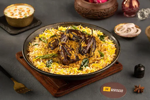 Brinjal Hyderabadi Biryani