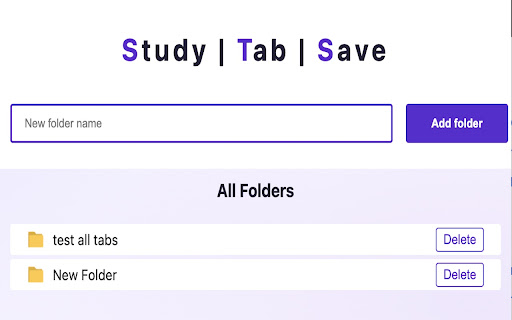 Study Tab Save