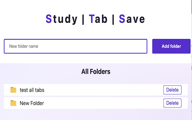 Study Tab Save chrome extension