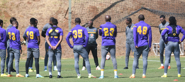 Kaizer Chiefs players during the Kaizer Chiefs media day at Kaizer Chiefs Village on September 15, 2022 in Johannesburg.