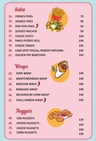 Cake Spot menu 4