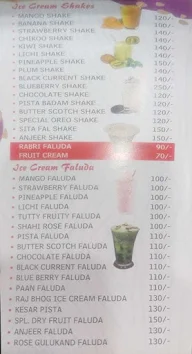 Natural Ice Cream menu 3