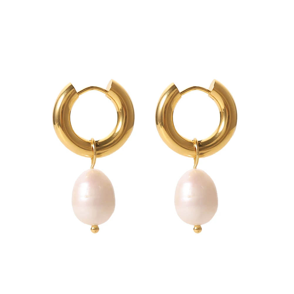 Title 11, Boucles doreilles puces en perles deau douce ...