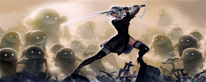 NieR Automata Themes & New Tab marquee promo image