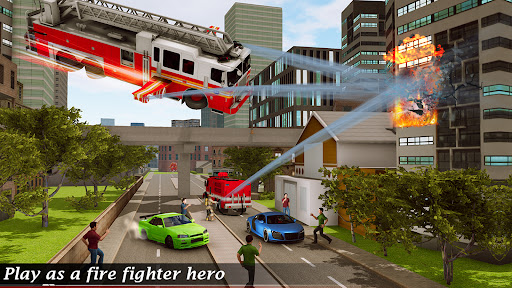 Screenshot Flying Fire Truck Simulator