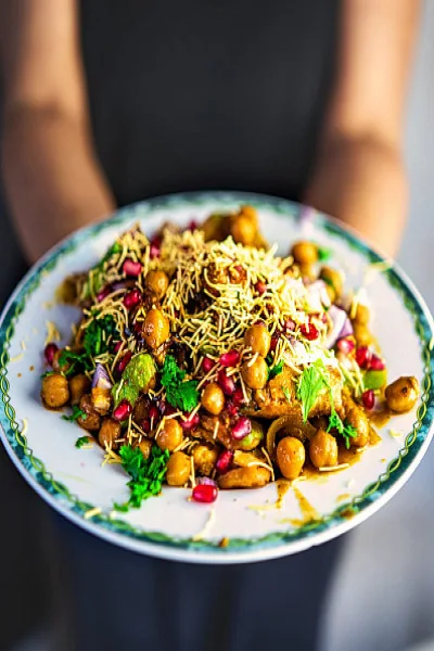 Samosa Chaat (2 Pcs+Chole)