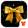 Gold Glitter Launcher Theme icon