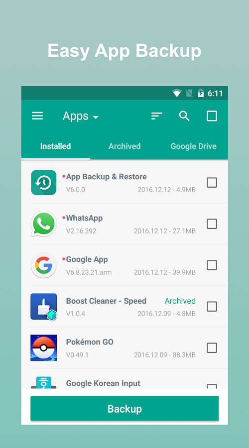    App Backup Restore - Personal Contact Backup- screenshot  