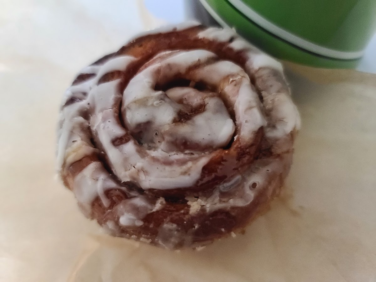 Gluten-free cinnamon roll - so good!