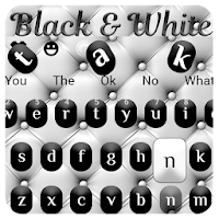 Simple Black And White Keyboard Theme