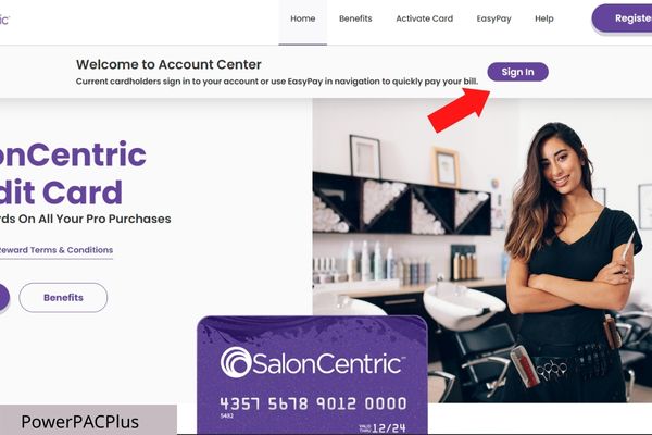 access to salon centric credit card