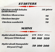 Hyderabad House menu 1