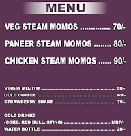 DU Momos Wala menu 1