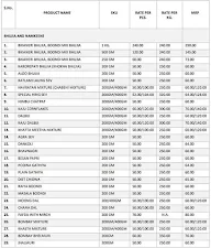 Bhikharam Chandmal menu 2