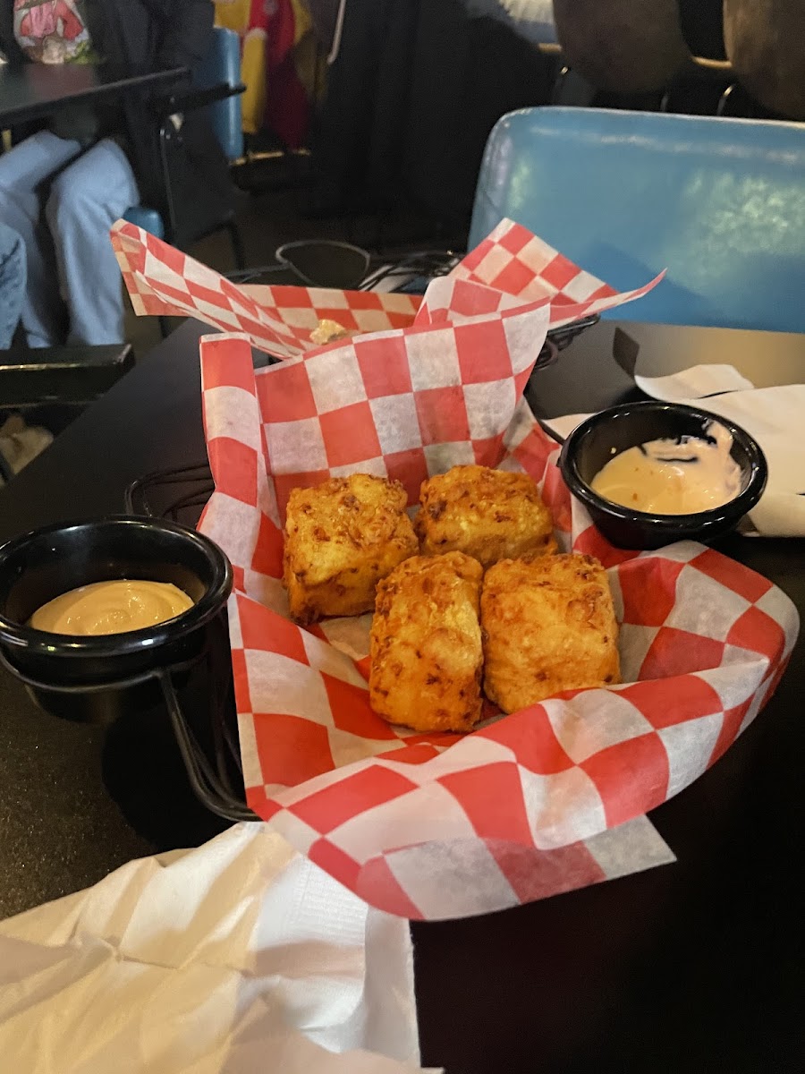 GF Mac and cheese bites