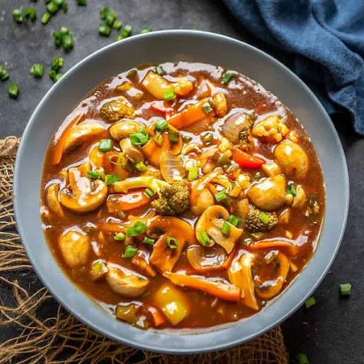 Stir-Fried Veggies In Hot Garlic Sauce