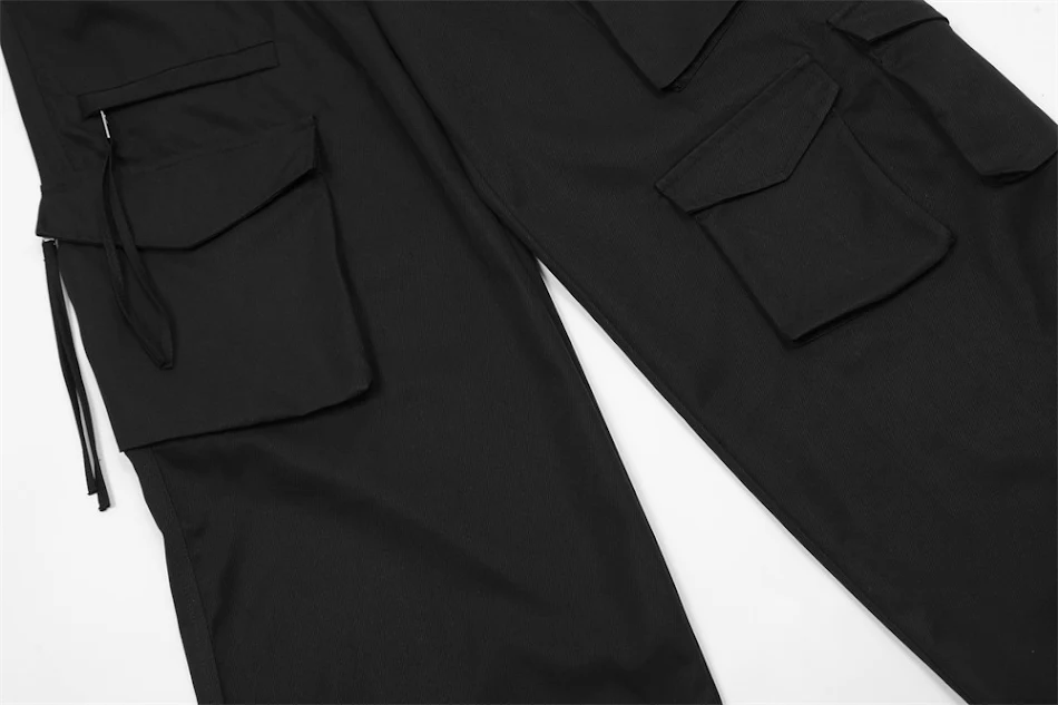 Pantalon de Travail Décontracté pour Homme, Ample et Droit avec Cordon de Serrage, Confortable et Polyvalent, Idéal pour le Quotidien.