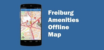 Freiburg Amenities Map Screenshot