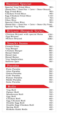 Tasty Biryani menu 1