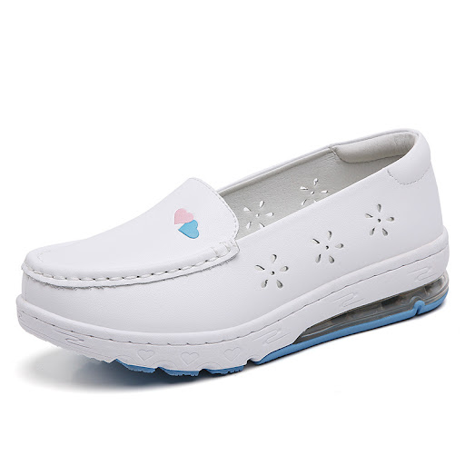 Title 7, Womens Wedge Heel Comfortable Flat Work Shoes ...