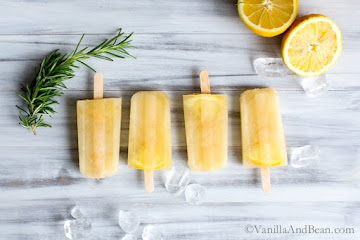 Rosemary Lemonade Popsicles