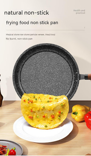 Title 2, Medical Stone Frying Pan Non-stick Multi-functi...